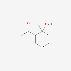 molecular formula C9H16O2 B13304783 1-(2-Hydroxy-2-methylcyclohexyl)ethan-1-one 