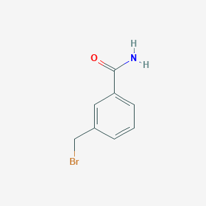 molecular formula C8H8BrNO B1330484 3-(溴甲基)苯甲酰胺 CAS No. 509073-67-0