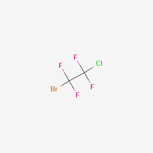 molecular formula C2BrClF4 B1330485 1-Bromo-2-Chlorotetrafluoroethane CAS No. 354-53-0