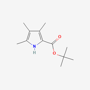 molecular formula C12H19NO2 B1330487 tert-Butyl 3,4,5-trimethyl-2-pyrrolecarboxylate CAS No. 50634-31-6