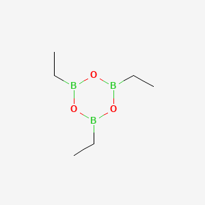 molecular formula C6H15B3O3 B1330498 三乙基硼酸酯 CAS No. 3043-60-5