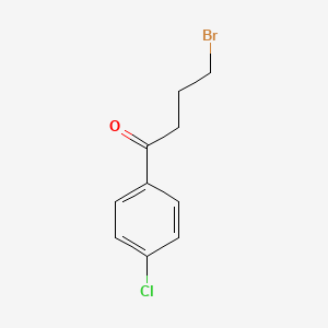 molecular formula C10H10BrClO B1330500 4-溴-1-(4-氯苯基)丁酮 CAS No. 156092-12-5