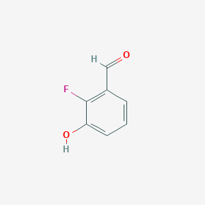 molecular formula C7H5FO2 B1330501 2-Fluoro-3-hydroxybenzaldehyde CAS No. 103438-86-4