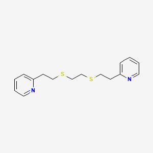 molecular formula C16H20N2S2 B1330504 1,8-Bis(2-pyridyl)-3,6-dithiaoctane CAS No. 64691-70-9