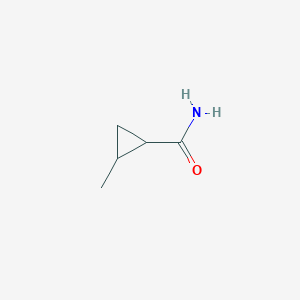 molecular formula C5H9NO B1330506 2-Methylcyclopropanecarboxamide CAS No. 6142-58-1