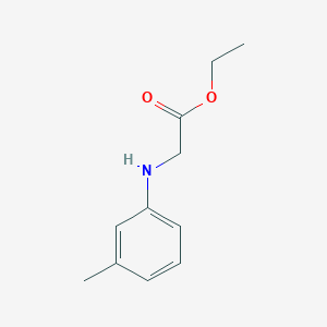 molecular formula C11H15NO2 B1330508 Ethyl [(3-methylphenyl)amino]acetate CAS No. 21911-66-0