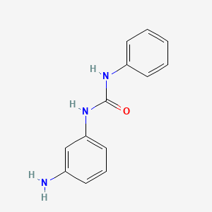 molecular formula C13H13N3O B1330510 N-(3-aminophenyl)-N'-phenylurea CAS No. 66695-96-3