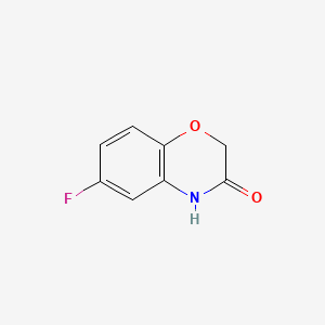 molecular formula C8H6FNO2 B1330512 6-Fluoro-2H-1,4-benzoxazin-3(4H)-one CAS No. 398-63-0