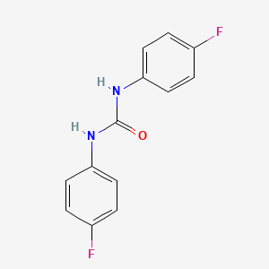 molecular formula C13H10F2N2O B1330515 1,3-双(4-氟苯基)脲 CAS No. 370-22-9
