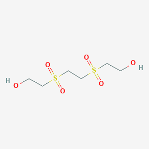 molecular formula C6H14O6S2 B1330516 2,2'-(Ethane-1,2-diyldisulfonyl)diethanol CAS No. 7484-34-6