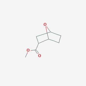 molecular formula C8H12O3 B1330522 Methyl 7-oxabicyclo[2.2.1]heptane-2-carboxylate CAS No. 17791-35-4