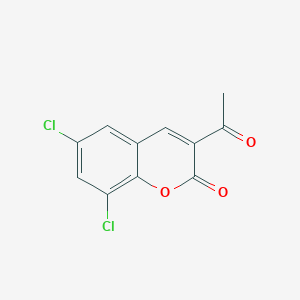 B1330526 3-acetyl-6,8-dichloro-2H-chromen-2-one CAS No. 2199-91-9