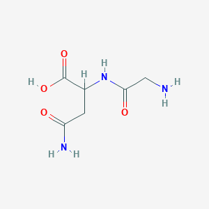 molecular formula C6H11N3O4 B1330529 Glycyl-D-asparagine CAS No. 24667-21-8