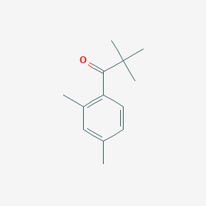 molecular formula C13H18O B1330539 1-(2,4-Dimethylphenyl)-2,2-dimethylpropan-1-one CAS No. 7396-99-8