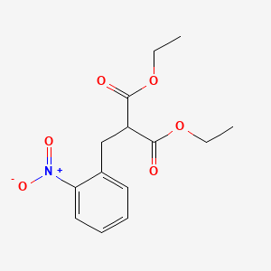 molecular formula C14H17NO6 B1330540 Diethyl 2-(2-nitrobenzyl)malonate CAS No. 59803-35-9