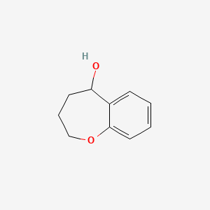 molecular formula C10H12O2 B1330552 2,3,4,5-Tetrahydrobenzo[b]oxepin-5-ol CAS No. 20426-87-3
