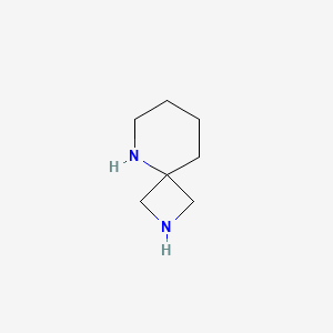 molecular formula C7H14N2 B13305614 2,5-Diazaspiro[3.5]nonane 