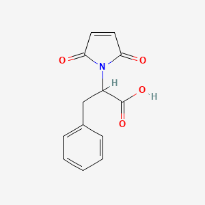 B1330572 2-(2,5-Dioxo-2,5-dihydro-1H-pyrrol-1-yl)-3-phenylpropanoic acid CAS No. 55750-54-4