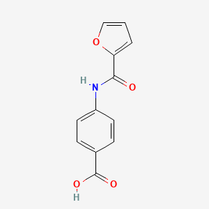 molecular formula C12H9NO4 B1330573 4-(2-Furoylamino)benzoic acid CAS No. 5768-34-3