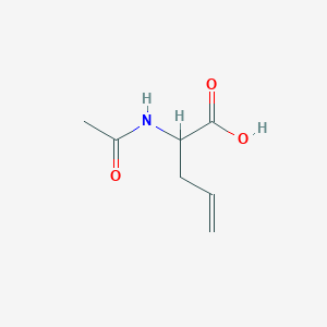 molecular formula C7H11NO3 B1330574 N-乙酰-DL-烯丙基甘氨酸 CAS No. 50299-14-4