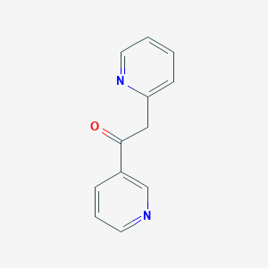 molecular formula C12H10N2O B1330578 2-(Pyridin-2-yl)-1-(pyridin-3-yl)ethan-1-one CAS No. 59576-33-9