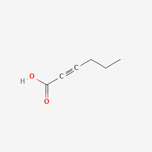 molecular formula C6H8O2 B1330585 2-Hexynoic acid CAS No. 764-33-0