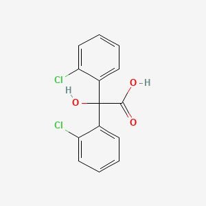 molecular formula C14H10Cl2O3 B1330592 2,2'-Dichlorobenzilic acid CAS No. 3152-12-3