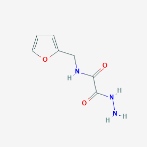 molecular formula C7H9N3O3 B1330595 N-(呋喃-2-基甲基)-2-肼基-2-氧代乙酰胺 CAS No. 91847-07-3