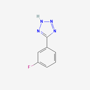 molecular formula C7H5FN4 B1330604 5-(3-fluorophenyl)-1H-tetrazole CAS No. 50907-20-5