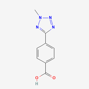 molecular formula C9H8N4O2 B1330605 4-(2-methyl-2H-tetrazol-5-yl)benzoic acid CAS No. 211942-53-9