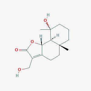 molecular formula C15H22O4 B133061 Arbusclin D CAS No. 145613-48-5