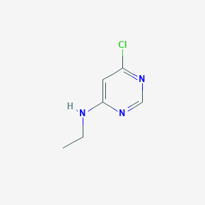 molecular formula C6H8ClN3 B1330613 6-氯-N-乙基嘧啶-4-胺 CAS No. 872511-30-3
