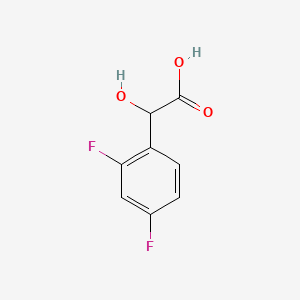 molecular formula C8H6F2O3 B1330615 2,4-Difluoromandelic acid CAS No. 132741-30-1