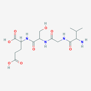 molecular formula C15H26N4O8 B1330616 Val-Gly-Ser-Glu CAS No. 61756-22-7