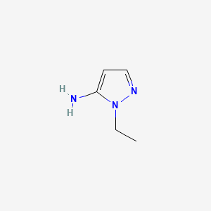 molecular formula C5H9N3 B1330617 1-乙基-1H-吡唑-5-胺 CAS No. 3528-58-3