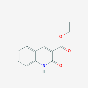 molecular formula C12H11NO3 B1330618 Ethyl 2-oxo-1,2-dihydroquinoline-3-carboxylate CAS No. 85870-47-9