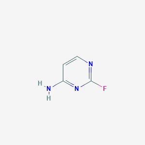 molecular formula C4H4FN3 B1330627 2-氟嘧啶-4-胺 CAS No. 96548-91-3