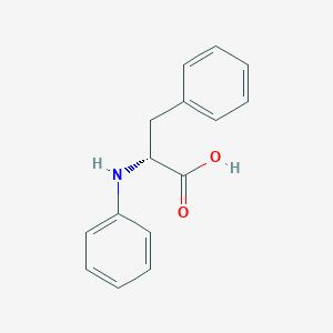 molecular formula C15H15NO2 B13306291 N-Phenyl-D-phenylalanine 