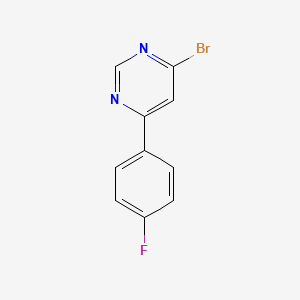 molecular formula C10H6BrFN2 B1330630 4-Bromo-6-(4-fluorophenyl)pyrimidine 