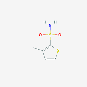 molecular formula C5H7NO2S2 B1330631 3-Methylthiophene-2-sulfonamide CAS No. 81417-51-8
