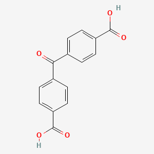 molecular formula C15H10O5 B1330642 4,4'-Carbonyldibenzoic Acid CAS No. 964-68-1