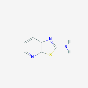 molecular formula C6H5N3S B1330656 2-氨基噻唑并[5,4-b]吡啶 CAS No. 31784-70-0