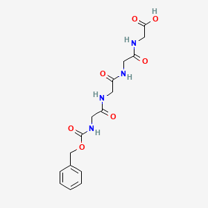 molecular formula C16H20N4O7 B1330660 Z-Gly-gly-gly-gly-OH CAS No. 7770-50-5