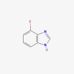 molecular formula C7H5FN2 B1330671 4-fluoro-1H-benzimidazole CAS No. 5847-89-2