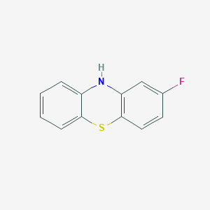 molecular formula C12H8FNS B1330677 2-fluoro-10H-phenothiazine CAS No. 397-58-0
