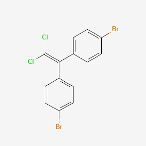 molecular formula C14H8Br2Cl2 B1330678 1,1-Bis(4-bromophenyl)-2,2-dichloroethylene CAS No. 21655-73-2