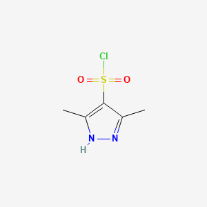 molecular formula C5H7ClN2O2S B1330684 3,5-Dimethyl-1H-pyrazole-4-sulfonyl chloride CAS No. 80466-78-0