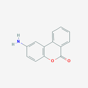 molecular formula C13H9NO2 B1330687 6-氨基-3,4-苯并香豆素 CAS No. 83527-99-5