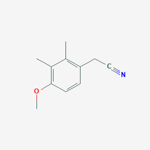 molecular formula C11H13NO B1330690 2,3-Dimethyl-4-methoxyphenylacetonitrile CAS No. 206559-60-6