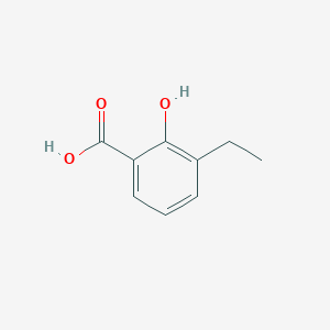 molecular formula C9H10O3 B1330702 3-乙基-2-羟基苯甲酸 CAS No. 4295-51-6